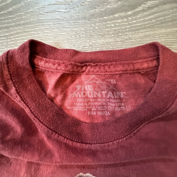 The Mountain 2007 Tie Dye Indigenous Print Tee - Picture 4 of 4